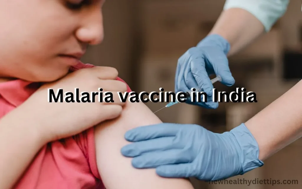 Malaria vaccine in India